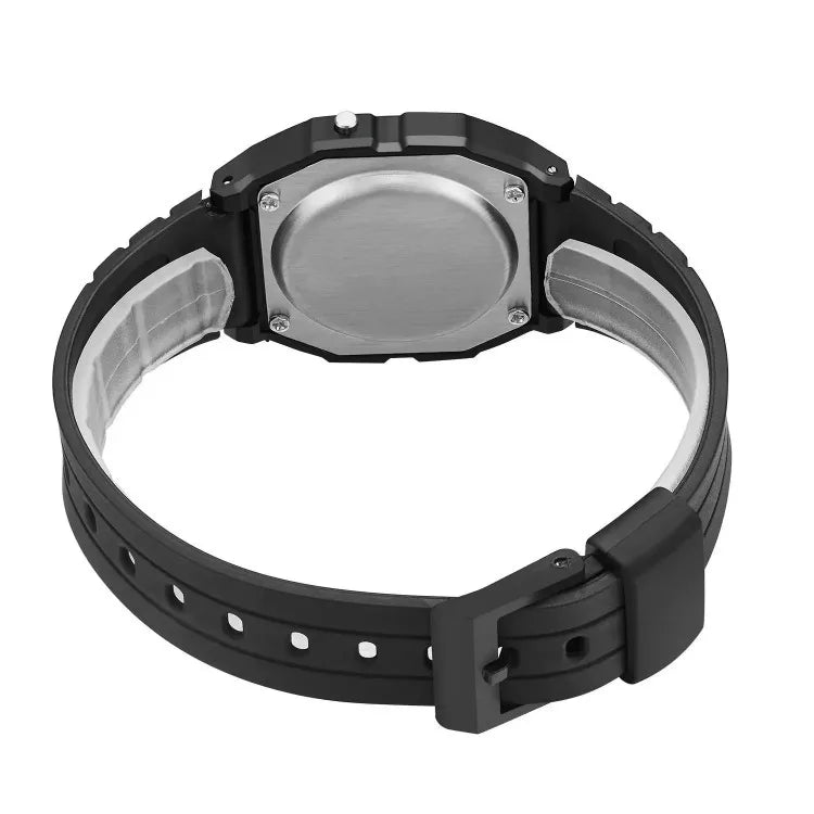 Sport LED Digital Watches for Men, Simple Small Square Dial, Electronic Watch, Silicone Band, Casual Fashion