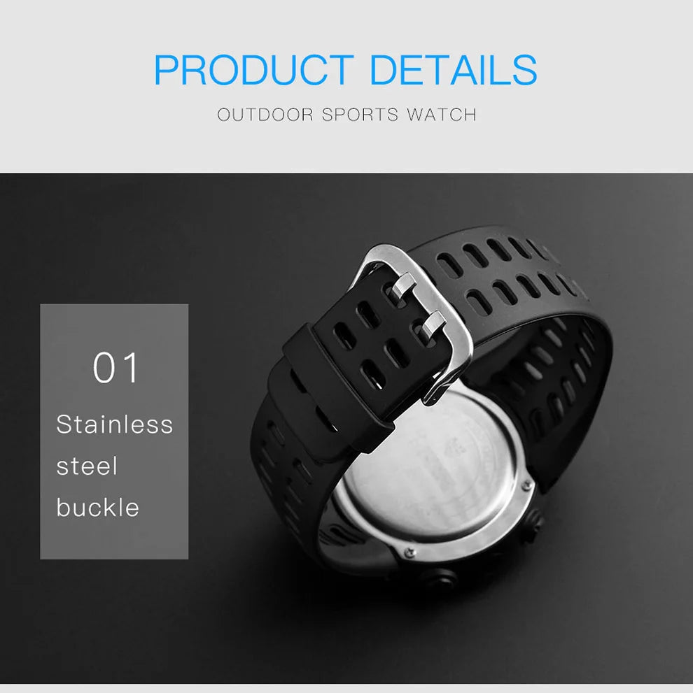 SKMEI  Fashion  Men Multifunction WatchesOutdoor Sport Watch  Alarm Clock Chrono 5Bar Waterproof Digital Watch reloj hombre 1251
