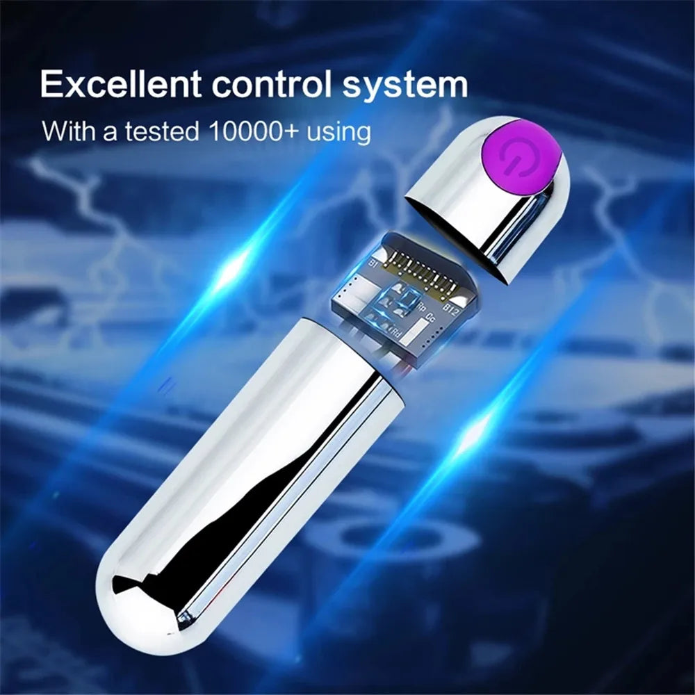 Mini Bullet Vibrator Powerful 10 Modes G-Spot Clitoral Stimulator  Vibrating Egg Vaginal Masturbation Massage Sex Toys For Women