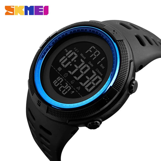SKMEI  Fashion  Men Multifunction WatchesOutdoor Sport Watch  Alarm Clock Chrono 5Bar Waterproof Digital Watch reloj hombre 1251