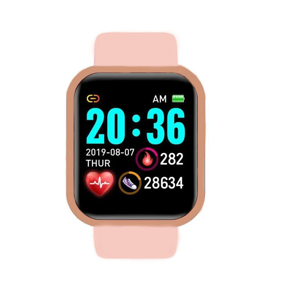 Smart Watches Fashion Sports Bracelet Multi-function USB Plug-in Charging Watches Women Fitness Men Smartwatch For Android Phone