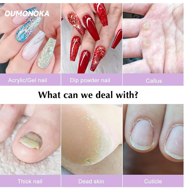 Professional Nail Drill Set Manicure Cutter Nail Equipment Nail Supplies Home Use Electric  Nail Drill Machine Nail Grinder