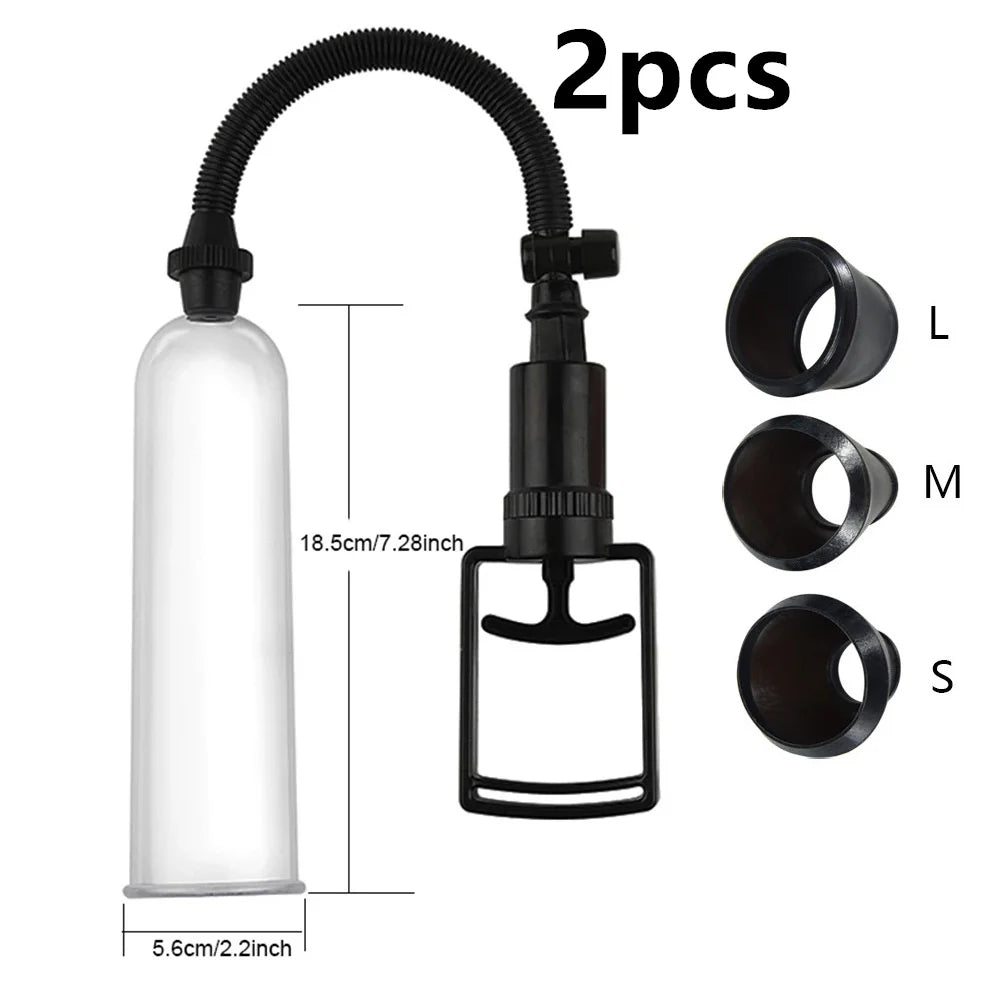 Penis Pump Penis Enlargement Vacuum Male Lasting Masturbator Dick Extender Man Cock Increase Length Enlarger Trainer Sexy Toys