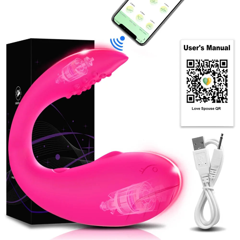 Wearable APP Vibrator Female Masturbation Egg Bluetooth Clit G Spot Stimulator Adult Toys Sextoy