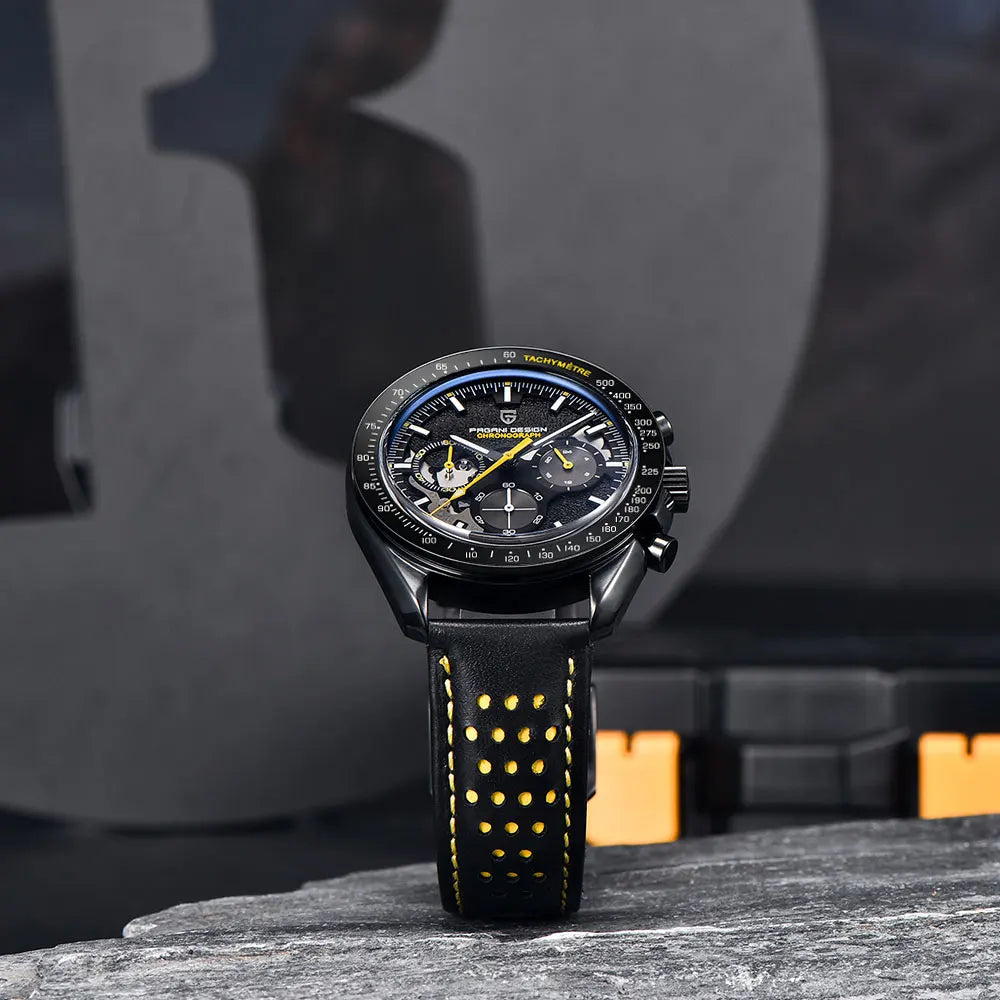 2025 New PAGANI DESIGN Moon Mens Quartz Watches Men Luxury Watch For Man Chronograph AR Sapphire Mirror Sports Waterproof Gift