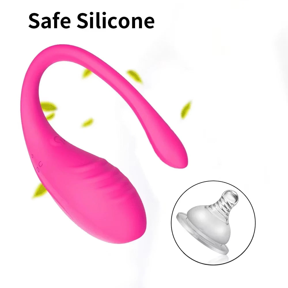 APP Controlled Vaginal Vibrators G Spot 9 Speed Anal Vibrating Egg Massager Wearable Stimulator Adult Sex Toys for Women Couples