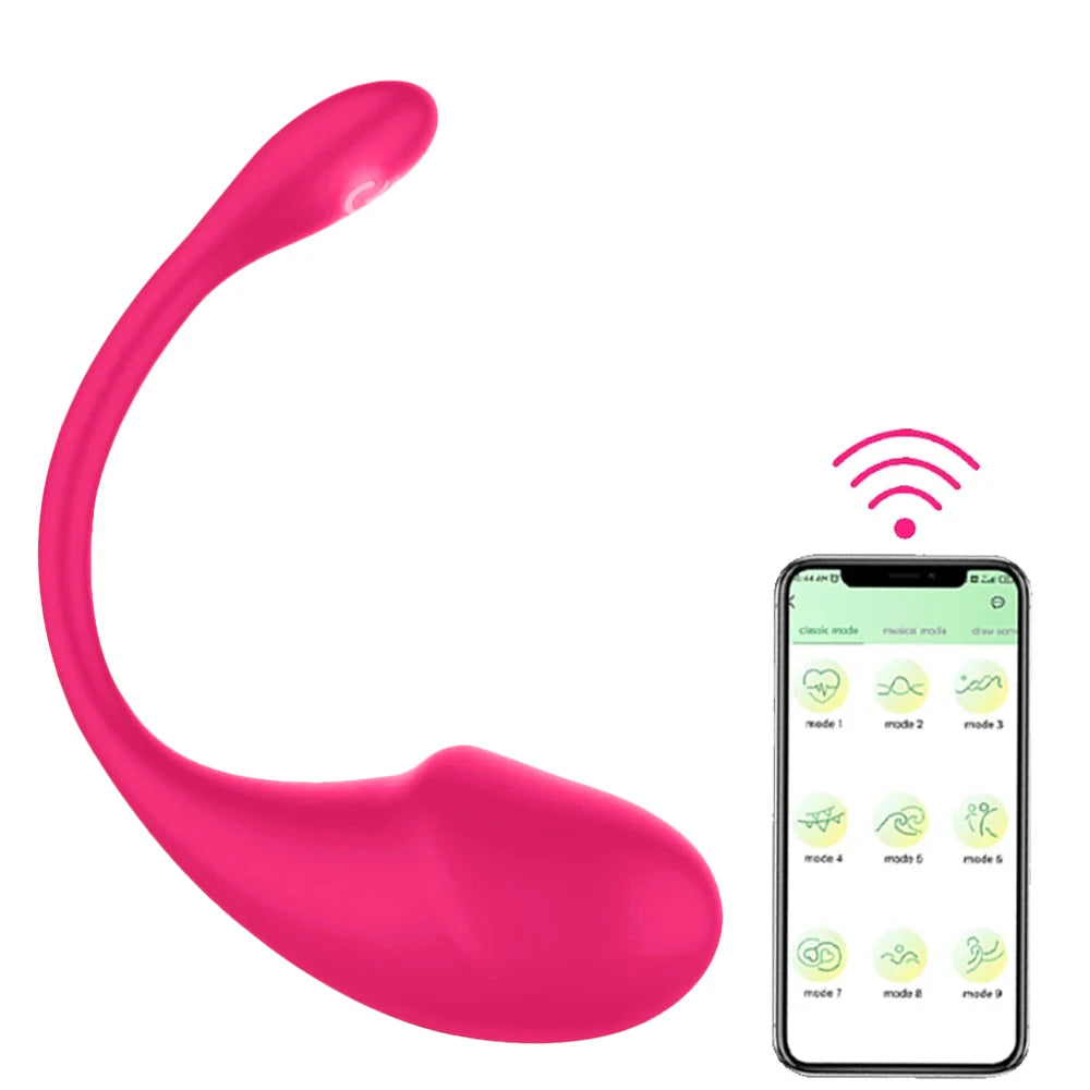 Wireless Bluetooth G Spot Dildo Vibrator for Women APP Remote Control Wear Vibrating Egg Clit Female Panties Sex Toys for Adults