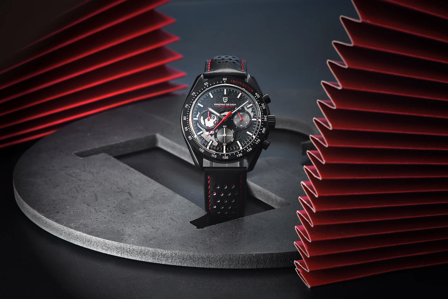 2025 New PAGANI DESIGN Moon Mens Quartz Watches Men Luxury Watch For Man Chronograph AR Sapphire Mirror Sports Waterproof Gift