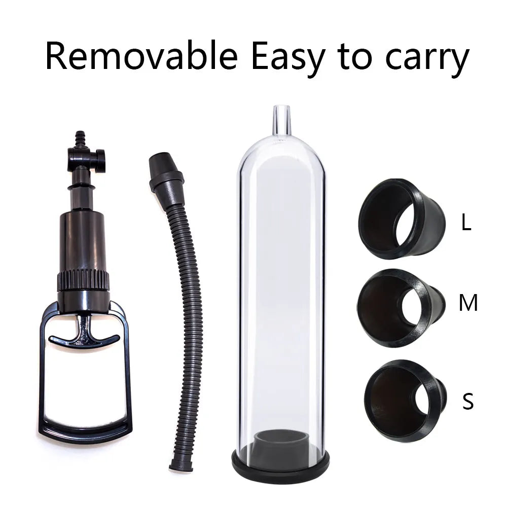 Penis Pump Penis Enlargement Vacuum Male Lasting Masturbator Dick Extender Man Cock Increase Length Enlarger Trainer Sexy Toys