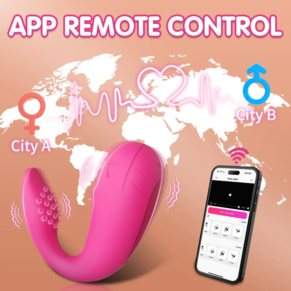 Wearable APP Vibrator Female Masturbation Egg Bluetooth Clit G Spot Stimulator Adult Toys Sextoy