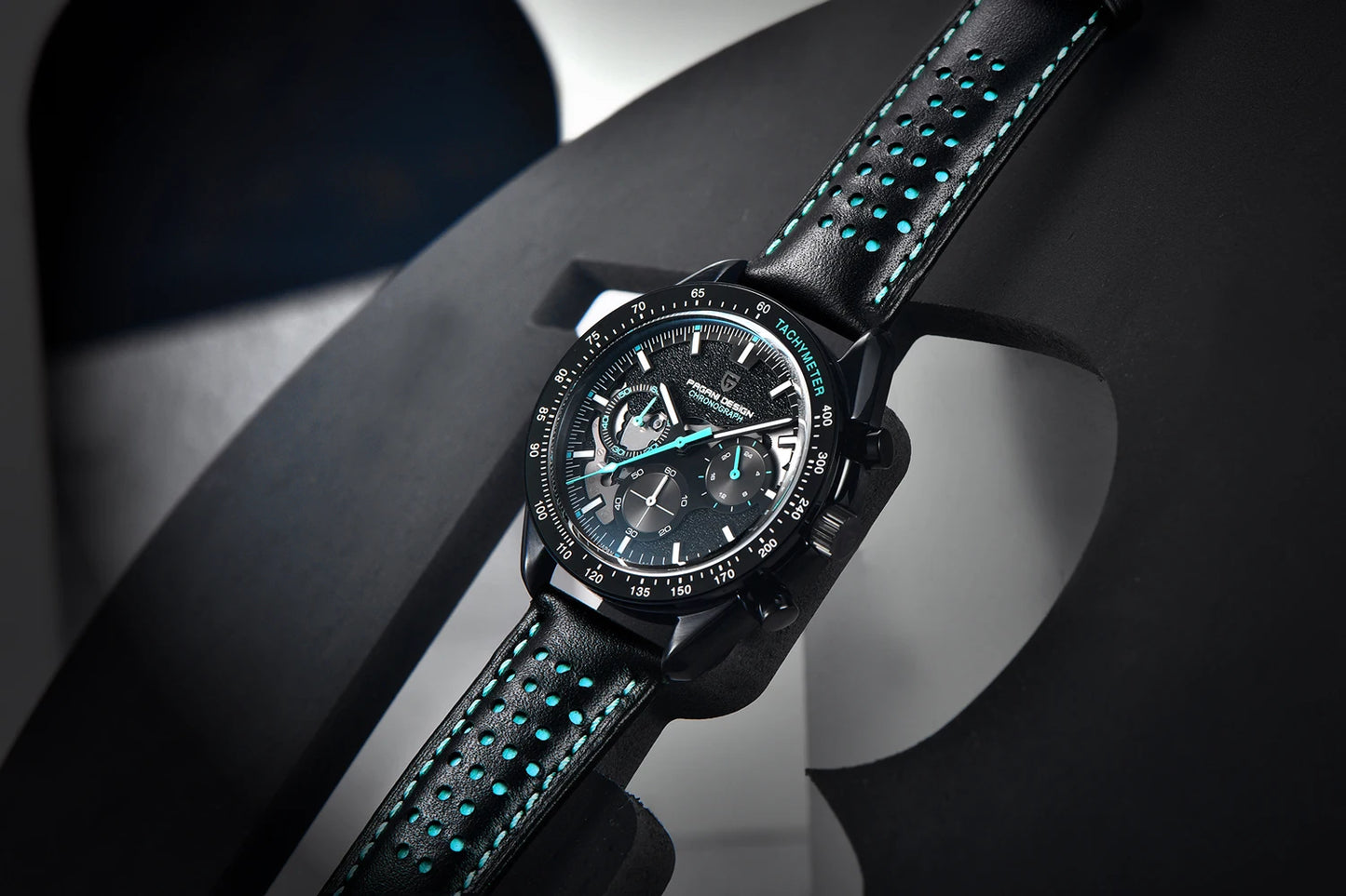 2025 New PAGANI DESIGN Moon Mens Quartz Watches Men Luxury Watch For Man Chronograph AR Sapphire Mirror Sports Waterproof Gift