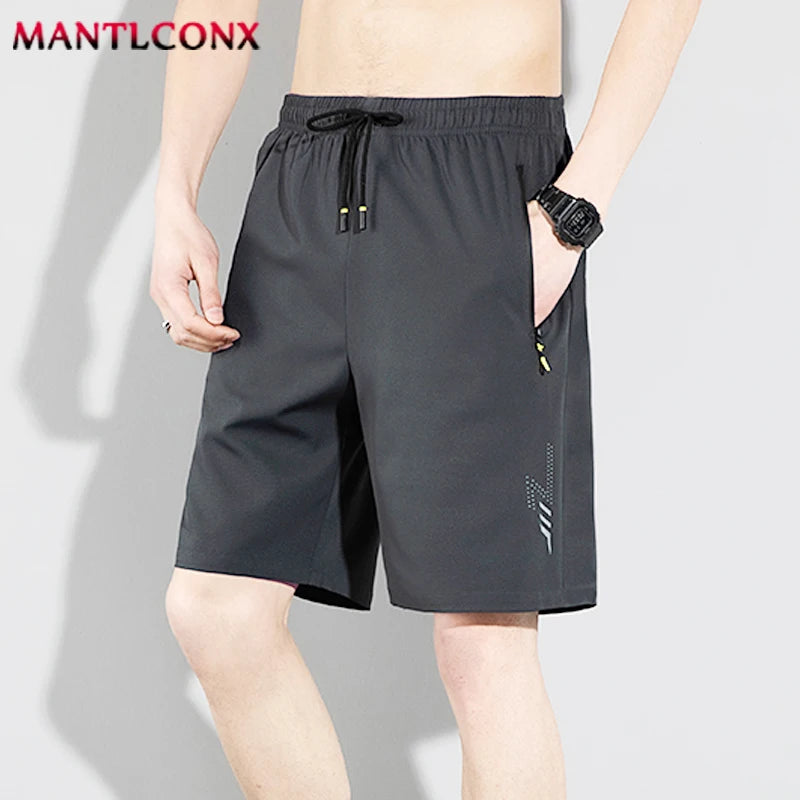 Summer Sport Men's Shorts Quick Dry Gym Fitness Short Pants Men Running Jogging Shorts Men Training Bottom Loose Casual Wear