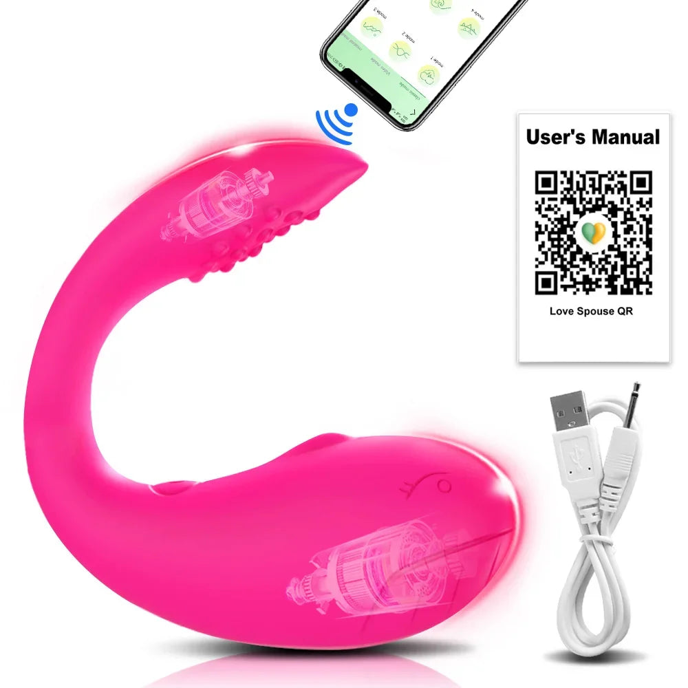 Wearable APP Vibrator Female Masturbation Egg Bluetooth Clit G Spot Stimulator Adult Toys Sextoy