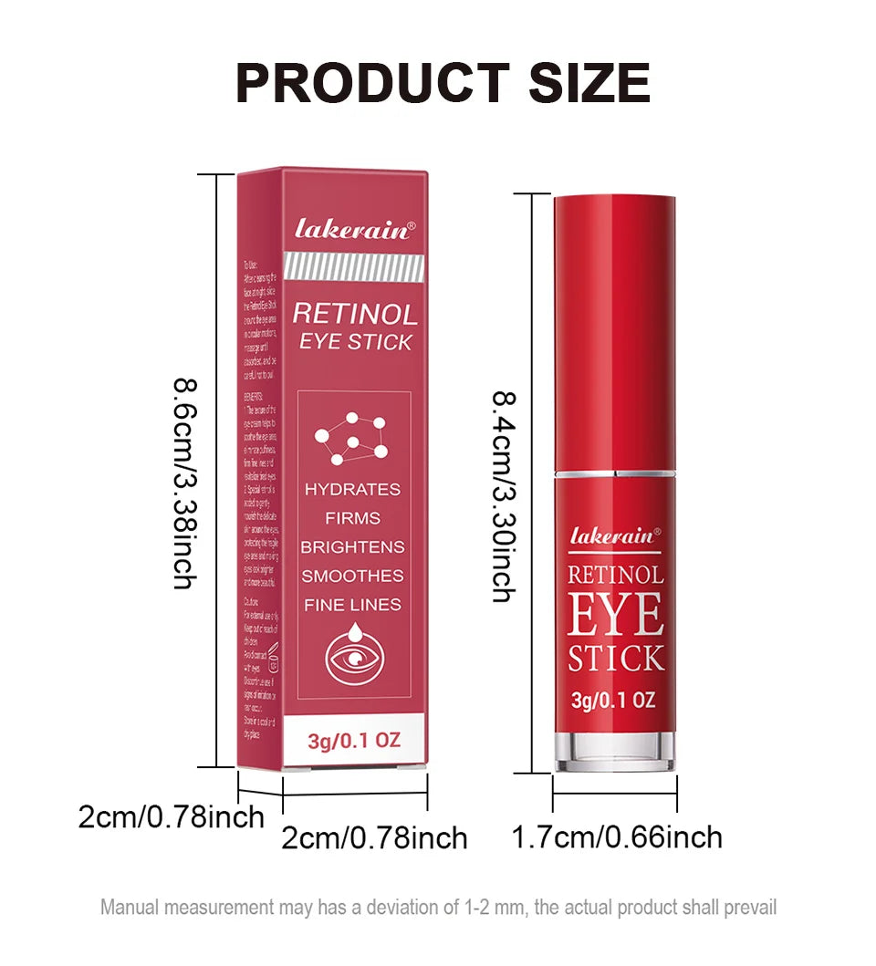 Retinol Eye Cream Lightening Dark Circles Firming Skin Instant Eye Repair Serum Stick for women Women Eyes Care