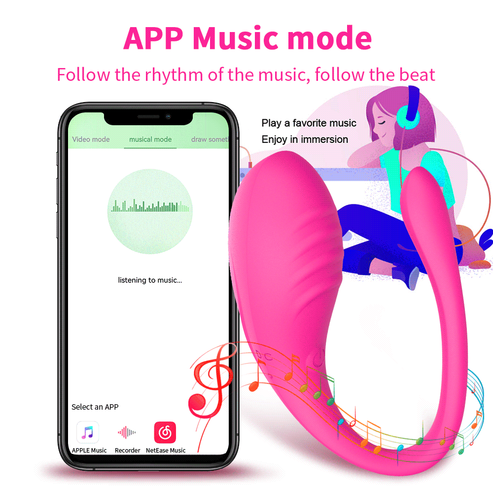 Wearable Massager Mini Vibrator Vibrator with App Remote Control Vibration Remote Controller Couple Love Sex Toy Adult Products