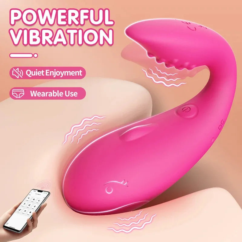 Wearable APP Vibrator Female Masturbation Egg Bluetooth Clit G Spot Stimulator Adult Toys Sextoy