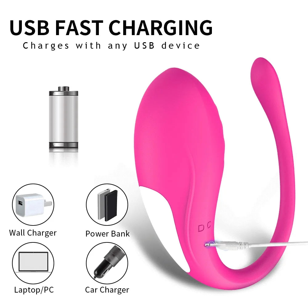 APP Controlled Vaginal Vibrators G Spot 9 Speed Anal Vibrating Egg Massager Wearable Stimulator Adult Sex Toys for Women Couples