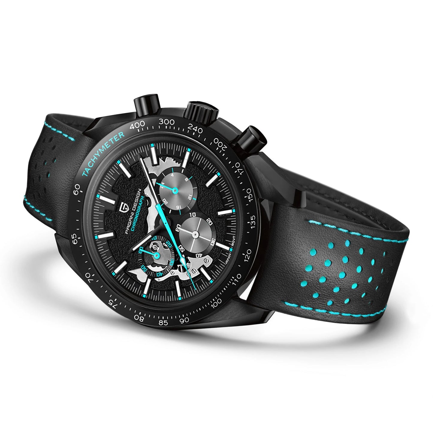 2025 New PAGANI DESIGN Moon Mens Quartz Watches Men Luxury Watch For Man Chronograph AR Sapphire Mirror Sports Waterproof Gift