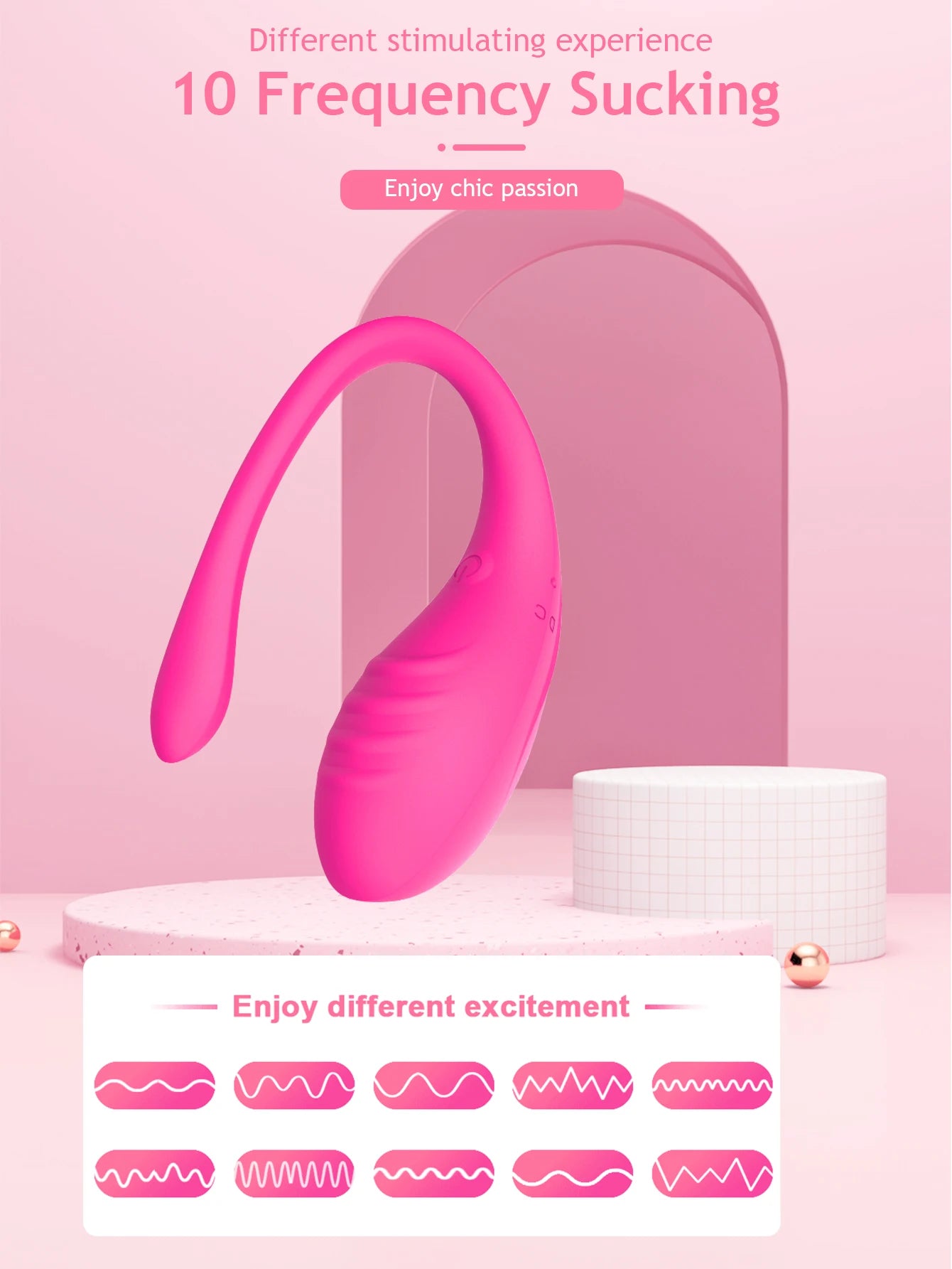 Wearable Massager Mini Vibrator Vibrator with App Remote Control Vibration Remote Controller Couple Love Sex Toy Adult Products