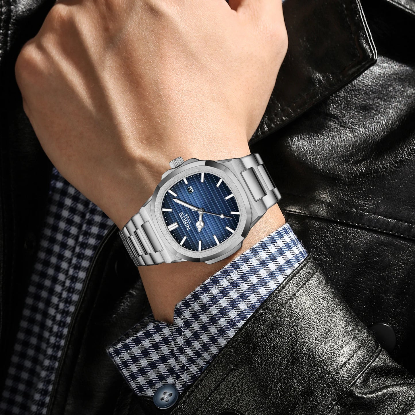 2025 New Luxury Men Quartz Watches 30M Waterproof Automatic Date Watch Man Stainless Steel Sport Chronograph Watch for Men Clock