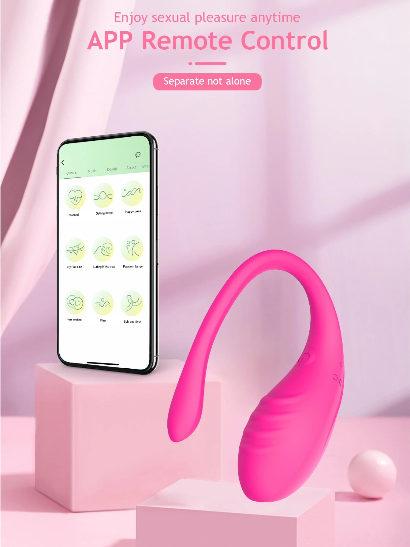 Wearable Massager Mini Vibrator Vibrator with App Remote Control Vibration Remote Controller Couple Love Sex Toy Adult Products