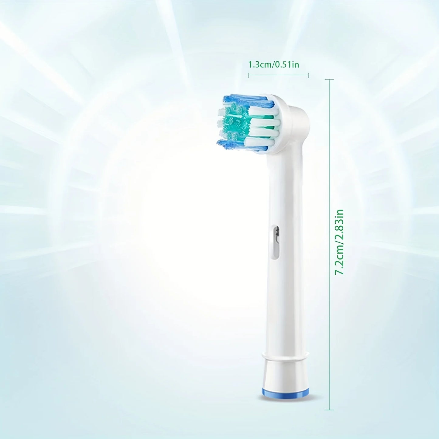 4pcs/12pcs/16pcs/20pcs Compatible With Oral-B Braun Replacement Toothbrush Heads - Professional Electric Toothbrush Heads