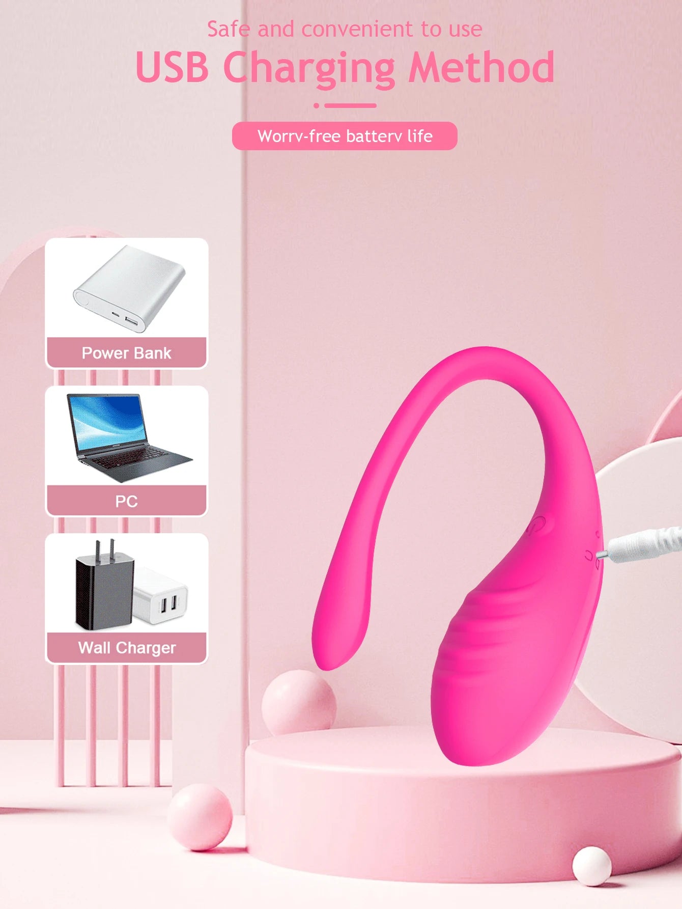 Wearable Massager Mini Vibrator Vibrator with App Remote Control Vibration Remote Controller Couple Love Sex Toy Adult Products