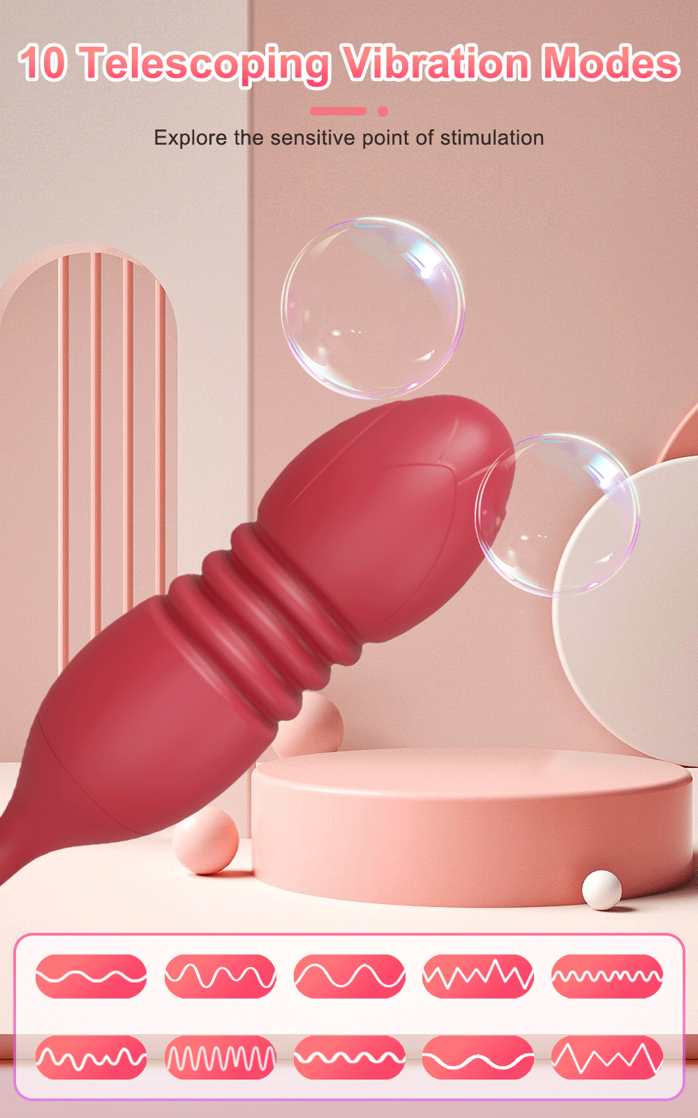Sucking Thrusting Vibrator for Women Nipple Clit Stimulator Powerful Vibrating Egg Tongue Licking Clitoris Sucker Sexy Toy Dildo