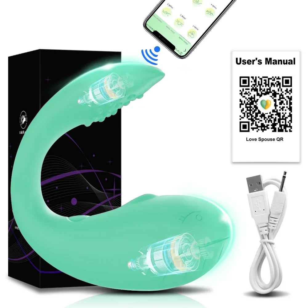 Wearable APP Vibrator Female Masturbation Egg Bluetooth Clit G Spot Stimulator Adult Toys Sextoy