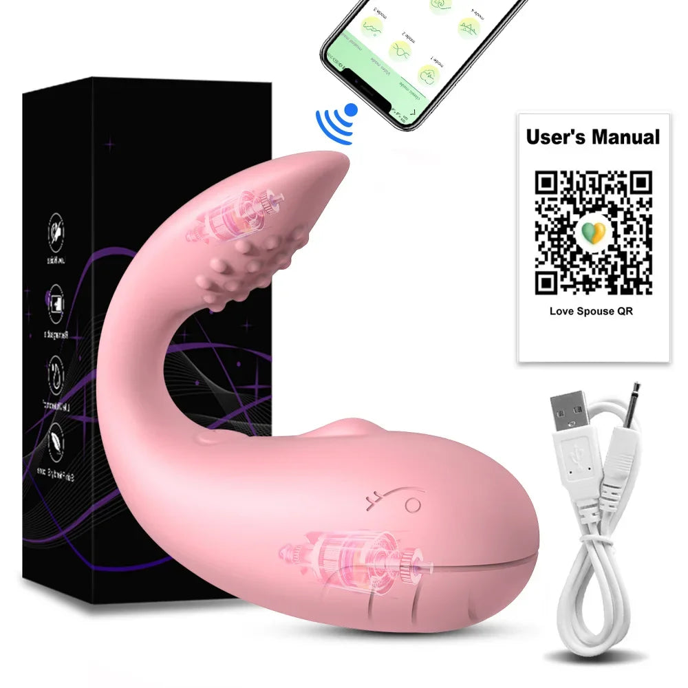 Wearable APP Vibrator Female Masturbation Egg Bluetooth Clit G Spot Stimulator Adult Toys Sextoy