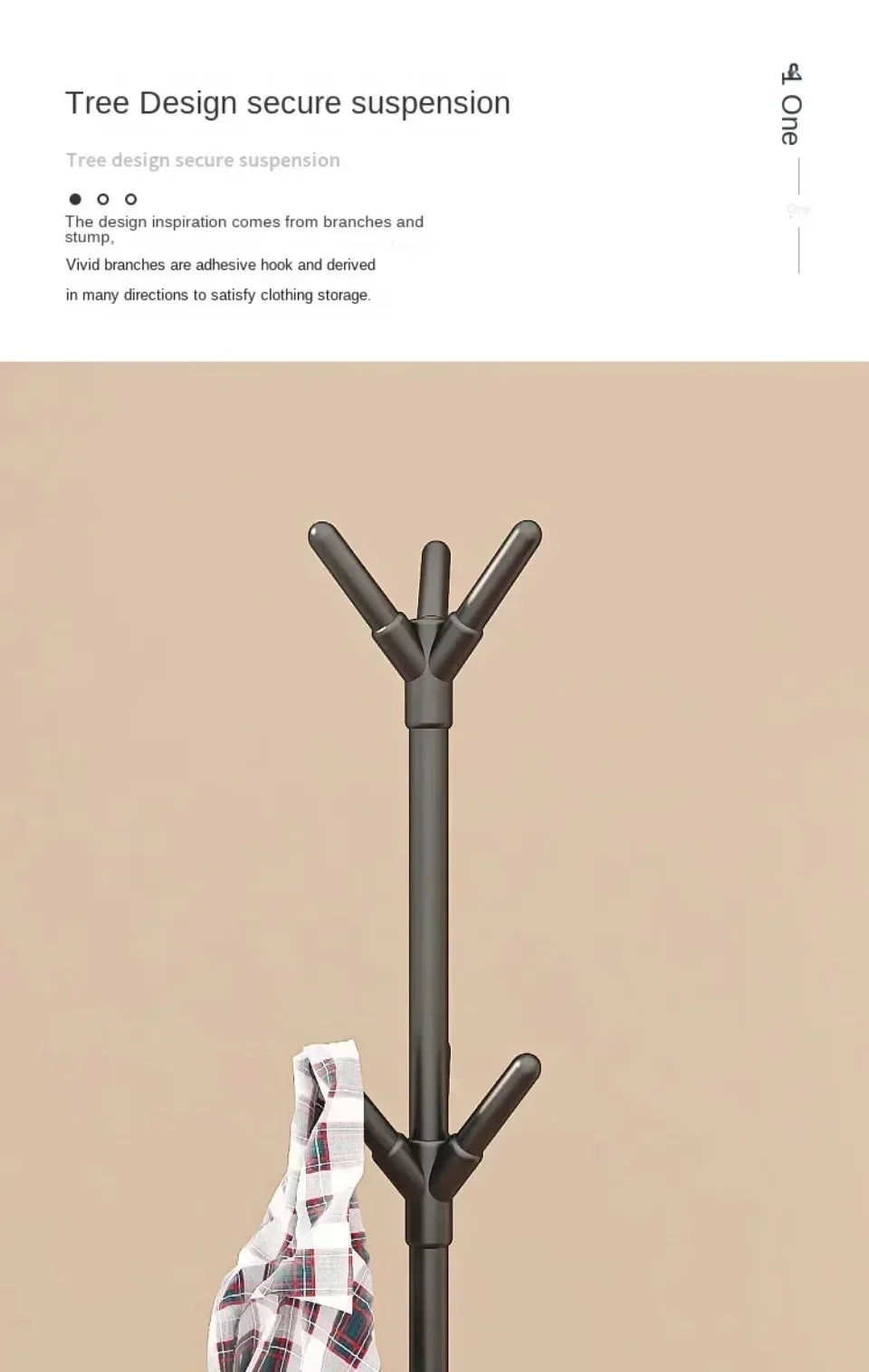Tree Branch Coat Rack – Floor‑to‑Ceiling Freestanding Clothes & Hat Holder with Hooks for Bedroom, Entryway, Living Room