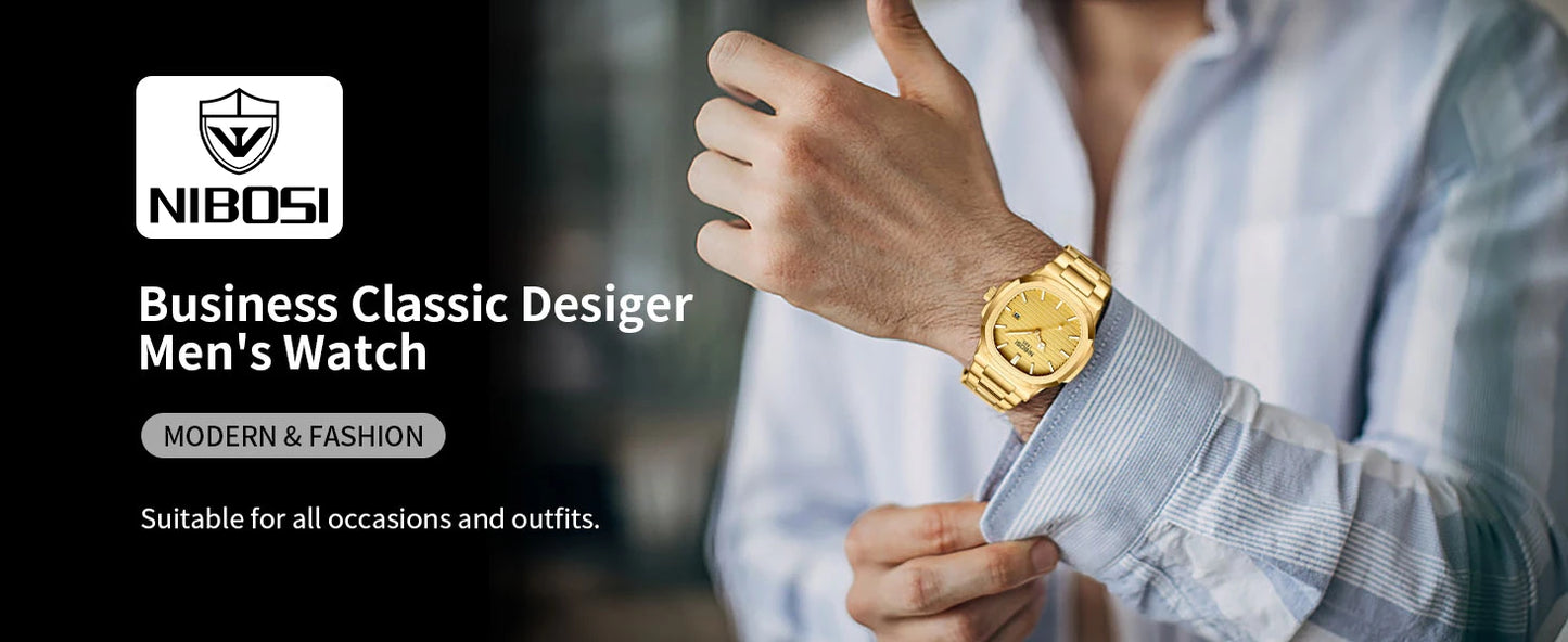 2025 New Luxury Men Quartz Watches 30M Waterproof Automatic Date Watch Man Stainless Steel Sport Chronograph Watch for Men Clock