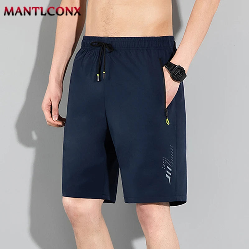 Summer Sport Men's Shorts Quick Dry Gym Fitness Short Pants Men Running Jogging Shorts Men Training Bottom Loose Casual Wear