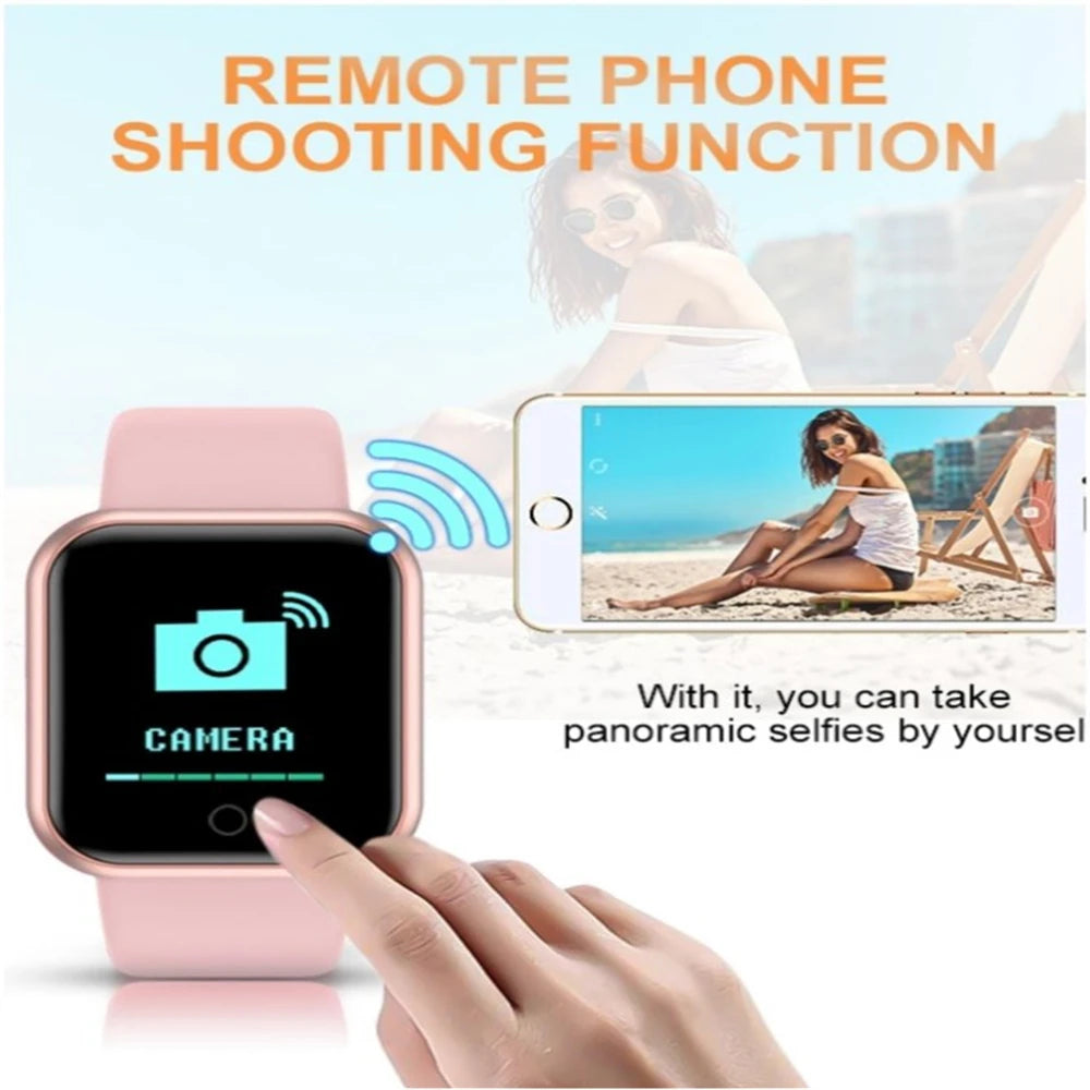 Smart Watches Fashion Sports Bracelet Multi-function USB Plug-in Charging Watches Women Fitness Men Smartwatch For Android Phone