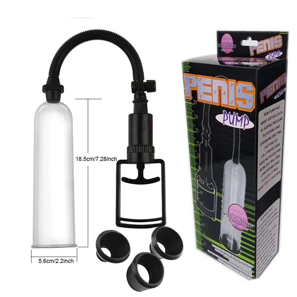 Penis Pomp Vacuum For Pump Voor Penis vergroting Male Enhancement Erectie Cock Pomp Masturbator Penis Trainer Sex Toys for Man