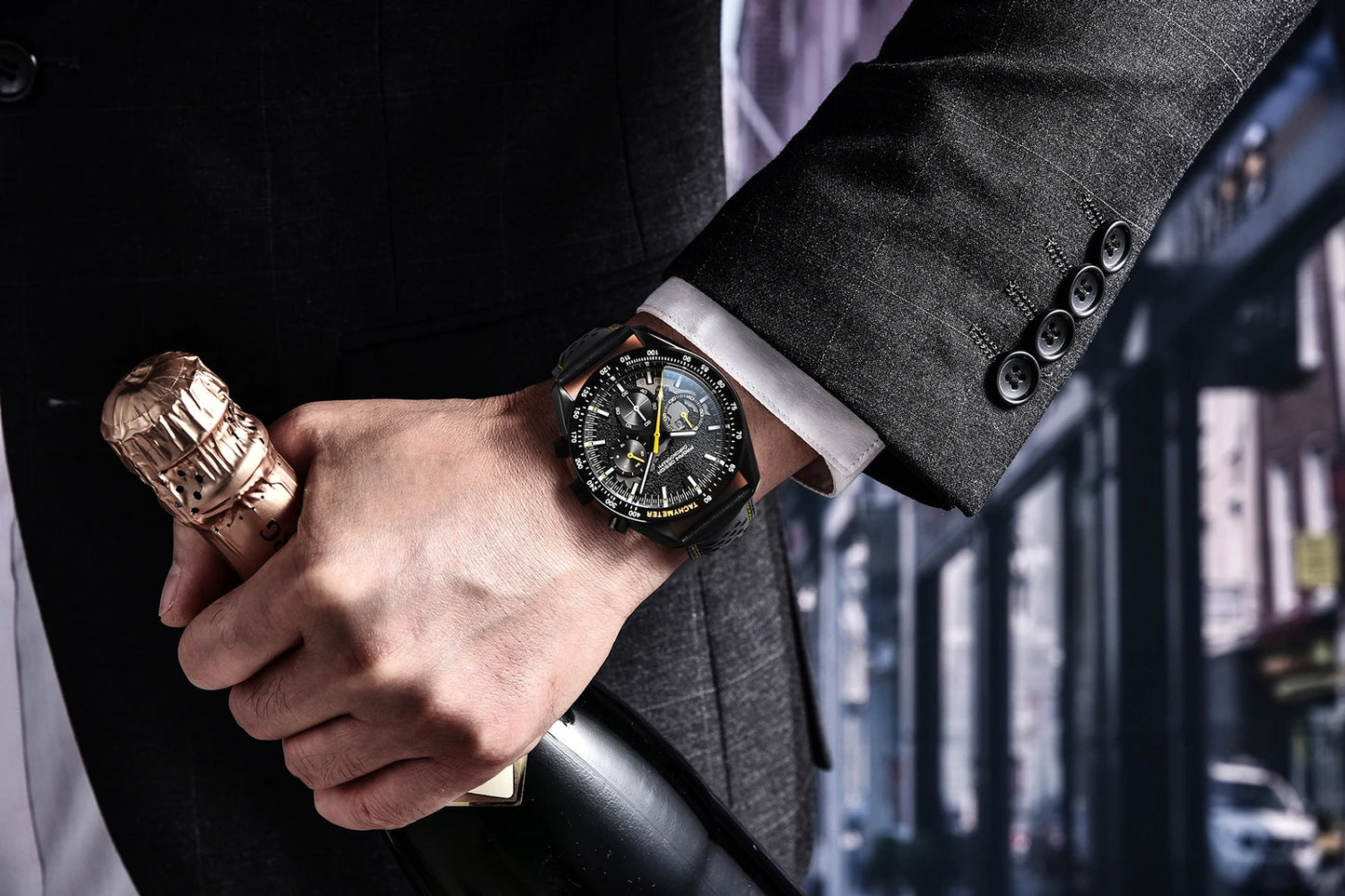2025 New PAGANI DESIGN Moon Mens Quartz Watches Men Luxury Watch For Man Chronograph AR Sapphire Mirror Sports Waterproof Gift