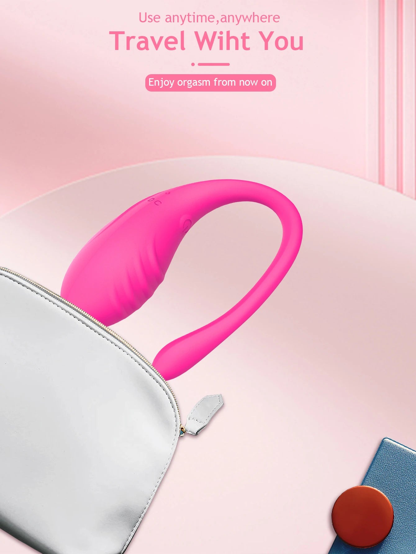 Wearable Massager Mini Vibrator Vibrator with App Remote Control Vibration Remote Controller Couple Love Sex Toy Adult Products
