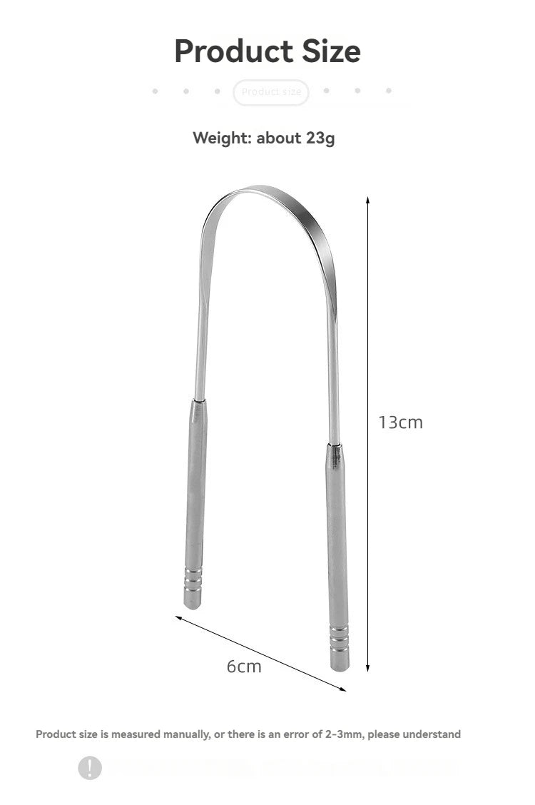 U-shaped Tongue Scraper Tongue Coating CleaningScraper Remove Bad Breath Bring Fresh Breath For Oral Suitable Men And Women