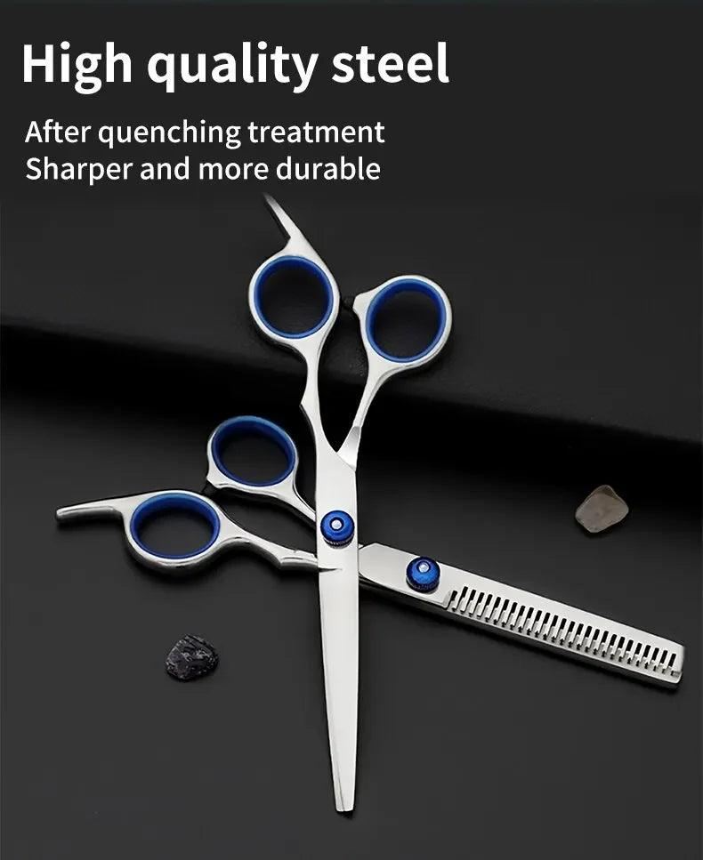 Hairdressing Scissors Stainless Steel Professional Hairdressing Scissors Cutting Thinning Scissors Barber Shear Home Salon
