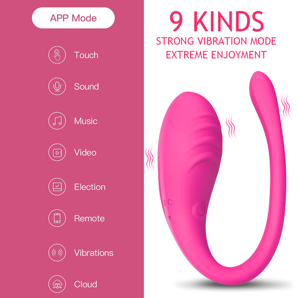 APP Controlled Vaginal Vibrators G Spot 9 Speed Anal Vibrating Egg Massager Wearable Stimulator Adult Sex Toys for Women Couples
