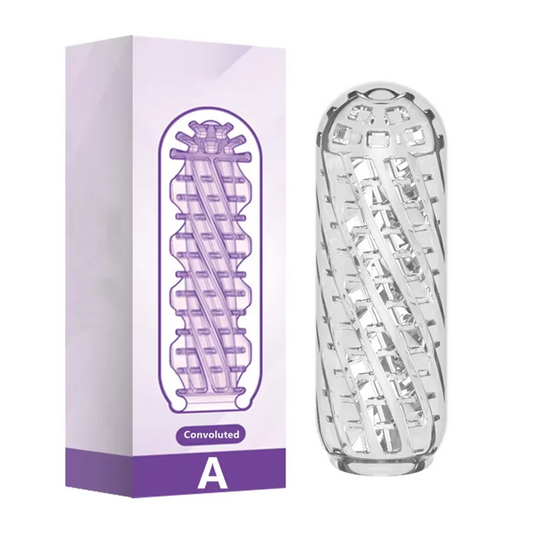 Male Masturbator Cup Soft Pussy Sex Toys Transparent Vagina Adult Endurance Exercise Adult supplies Vacuum Pocket Cup for Men