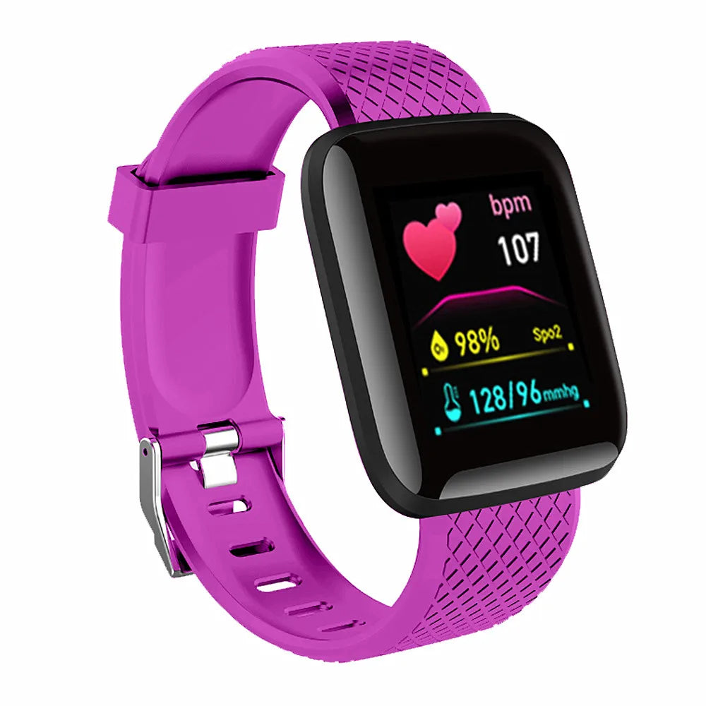 Smart Watches Fashion Sports Bracelet Multi-function USB Plug-in Charging Watches Women Fitness Men Smartwatch For Android Phone