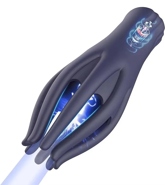Glans Trainer for Men Powerful Vibrating Penis G Spot Masturbator Soft Fingertip Prolong Endurance Massage Vibrator Erotic Toys