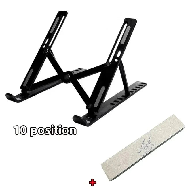 Foldable Laptop Stand Cooling Notebook Bracket Adjustable Ergonomic Laptop Support Base Holder Laptop Tablet Accessories Stands