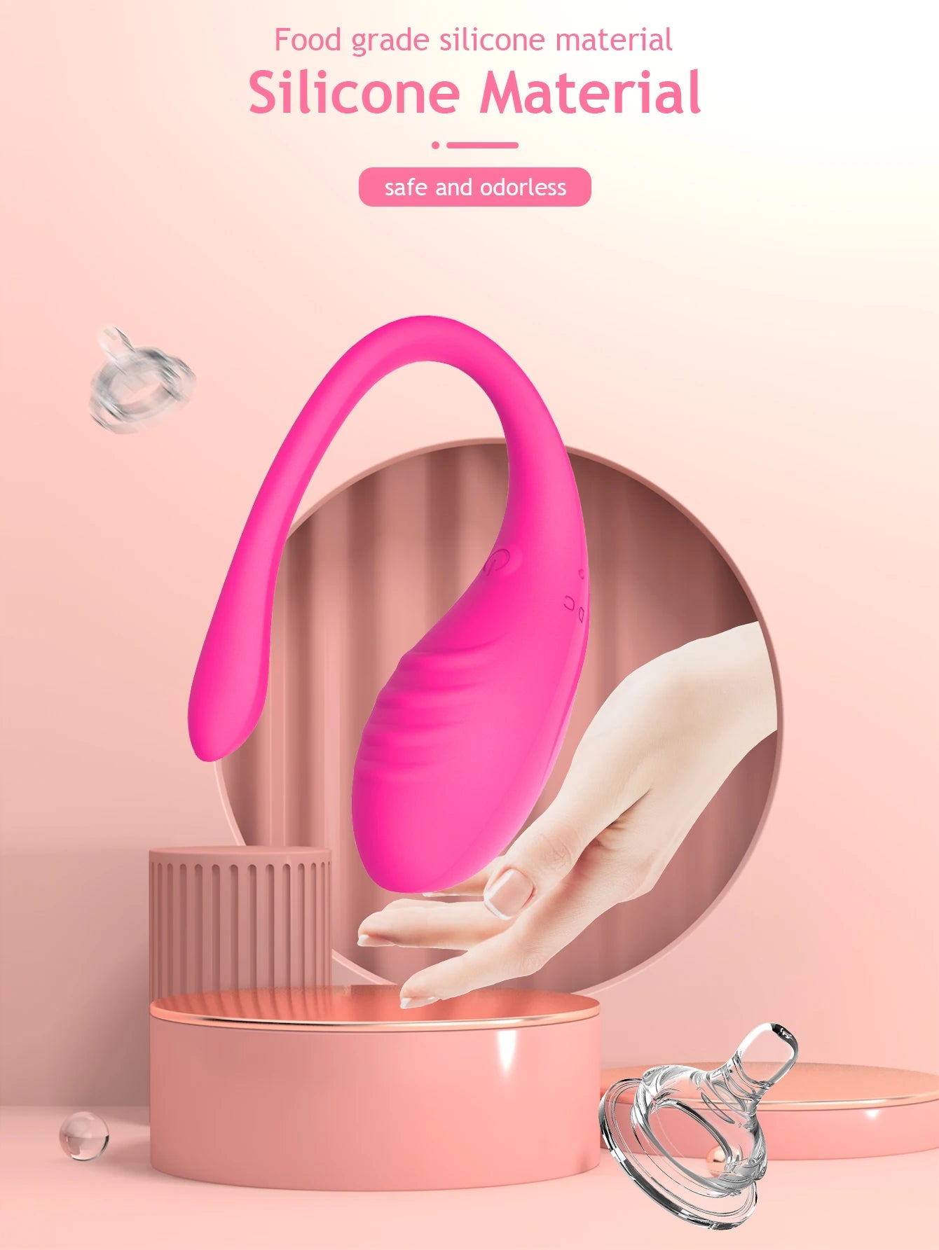 Wearable Massager Mini Vibrator Vibrator with App Remote Control Vibration Remote Controller Couple Love Sex Toy Adult Products