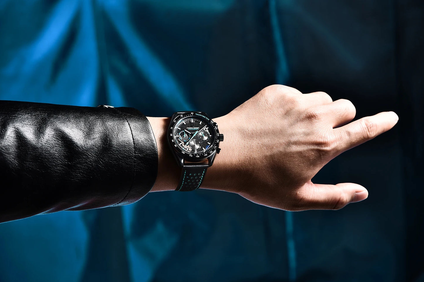 2025 New PAGANI DESIGN Moon Mens Quartz Watches Men Luxury Watch For Man Chronograph AR Sapphire Mirror Sports Waterproof Gift