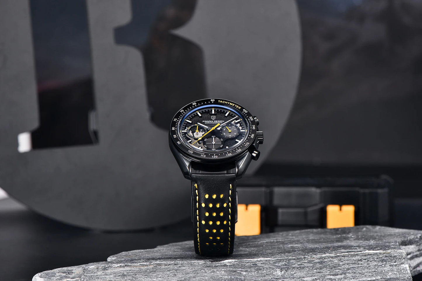 2025 New PAGANI DESIGN Moon Mens Quartz Watches Men Luxury Watch For Man Chronograph AR Sapphire Mirror Sports Waterproof Gift