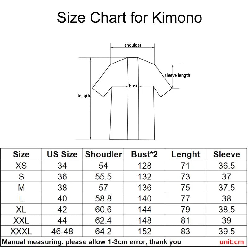 Black Samurai Clothing Japanese Style Cosplay Kimonos Shirt Traditional Haori for Women Men Harajuku Fashion Cardigan Yukata