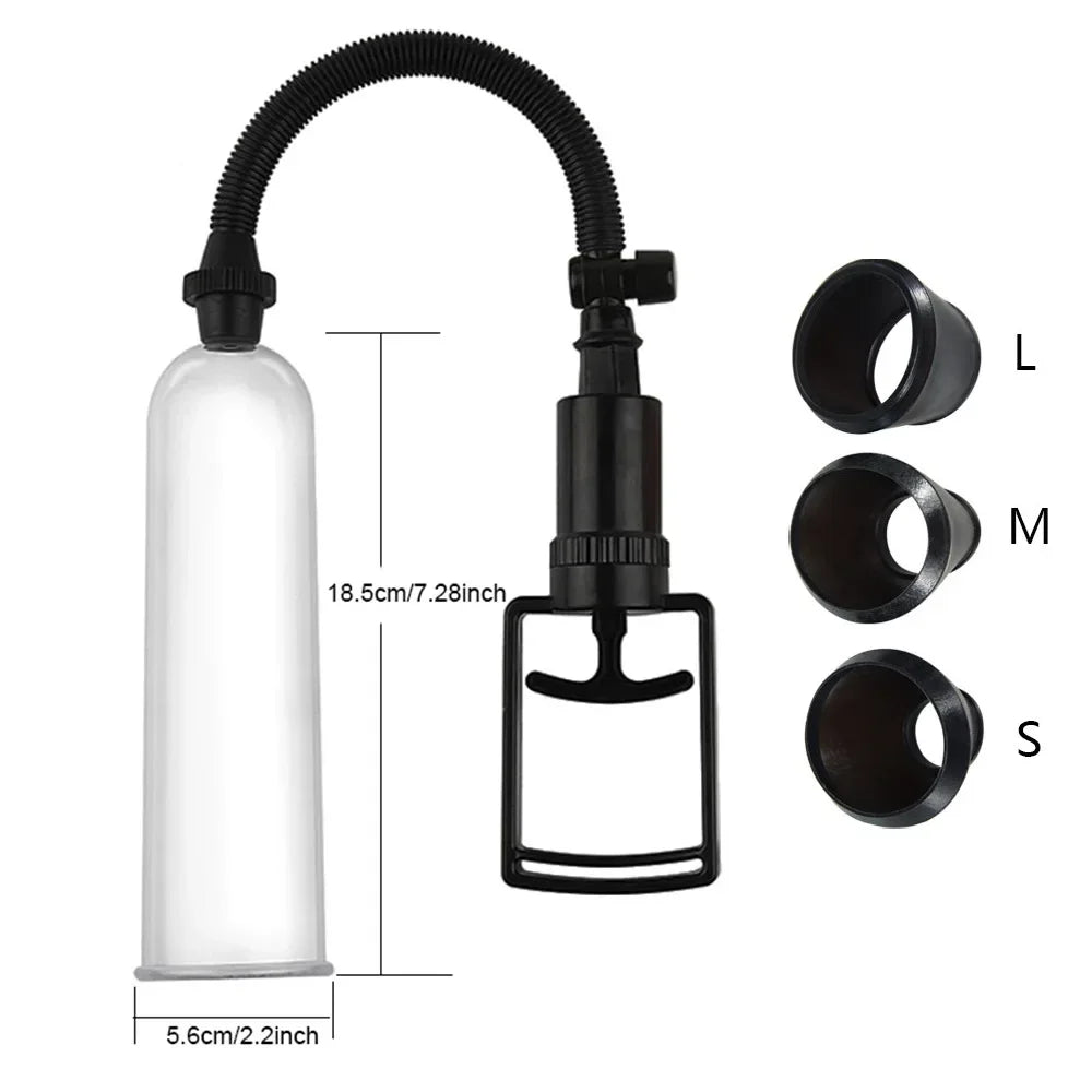 Penis Pump Penis Enlargement Vacuum Male Lasting Masturbator Dick Extender Man Cock Increase Length Enlarger Trainer Sexy Toys