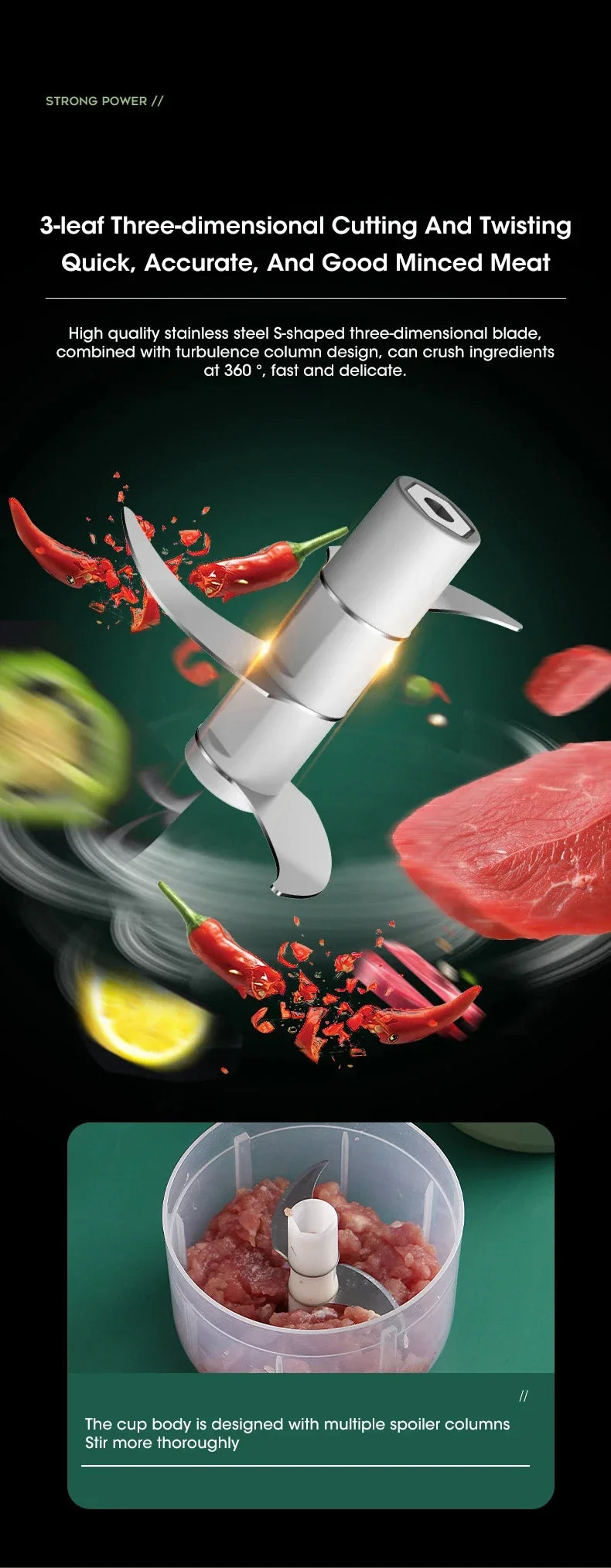 USB Portable Meat Grinder Vegetable Chopper for Kitchen Gadgets 250ml Garlic Masher Crusher Electric Kitchen Food Chopper